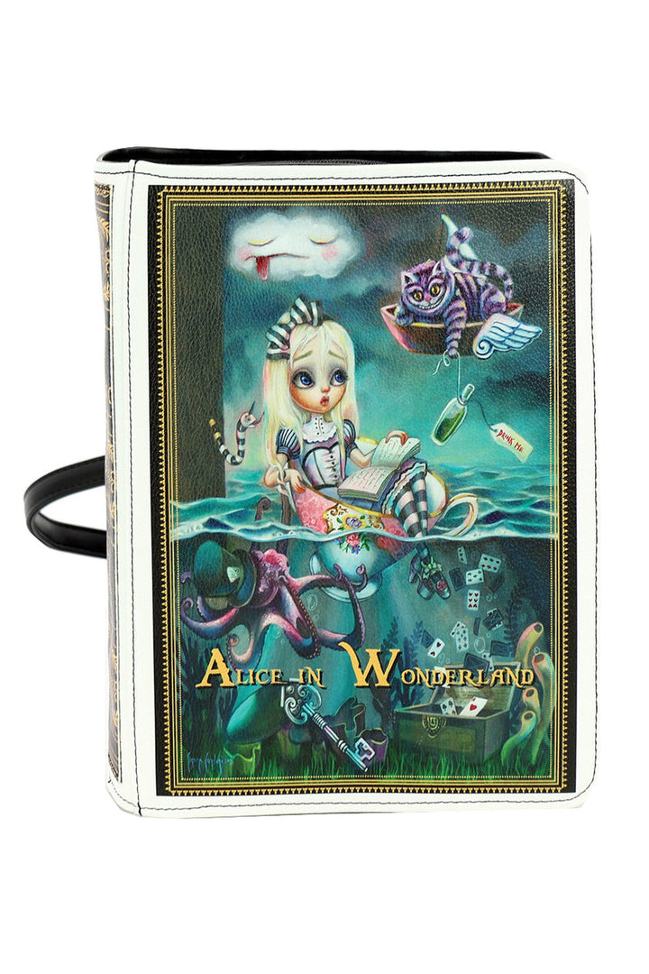 gothic alice in wonderland backpack