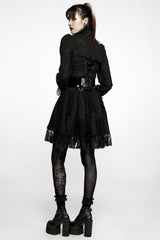Born to Haunt Shredded Skirt - skirts - VampireFreaks - Punk Rave