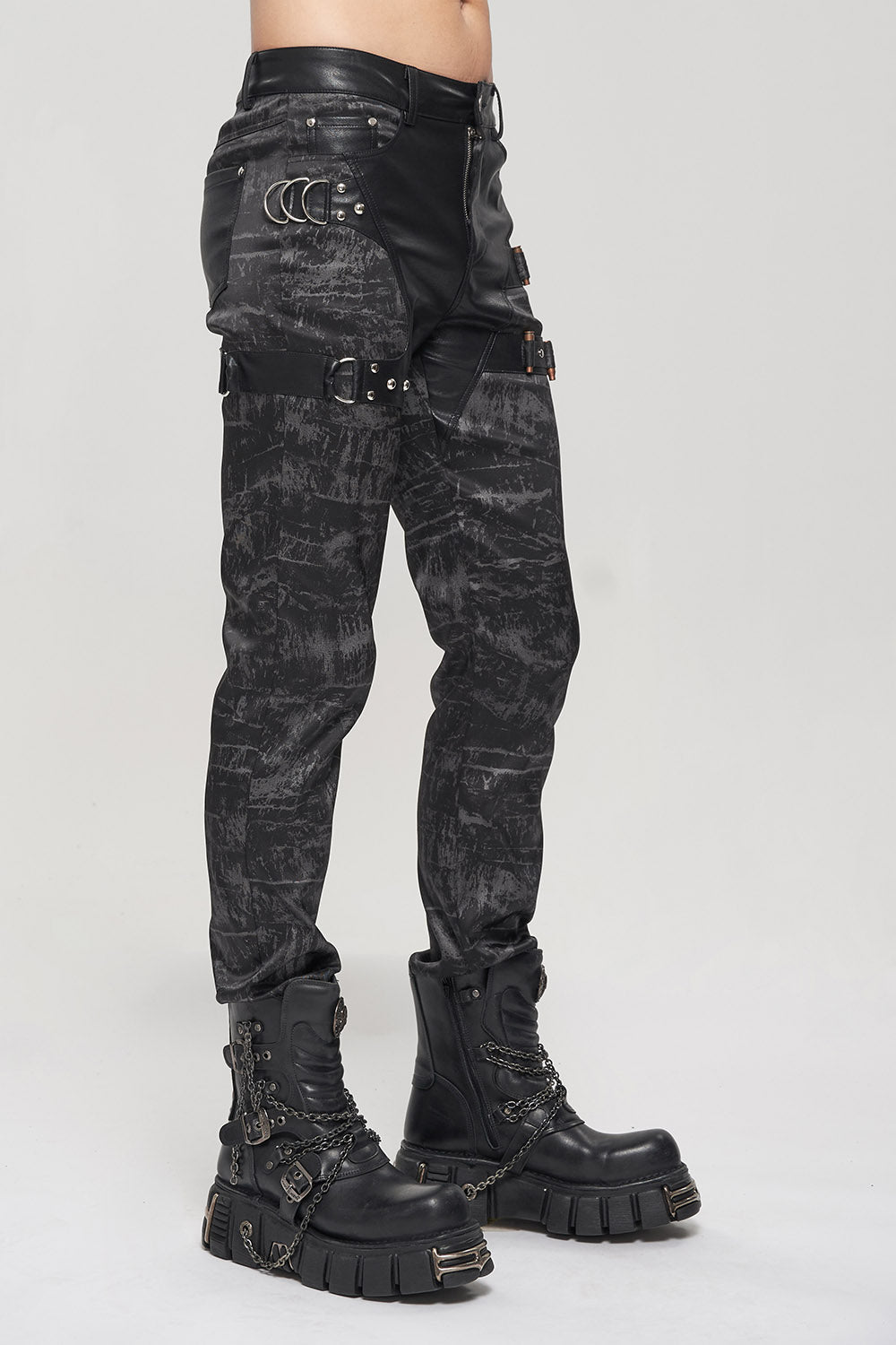 Bounty Hunter Distressed Pants - mens pants - VampireFreaks - Devil Fashion