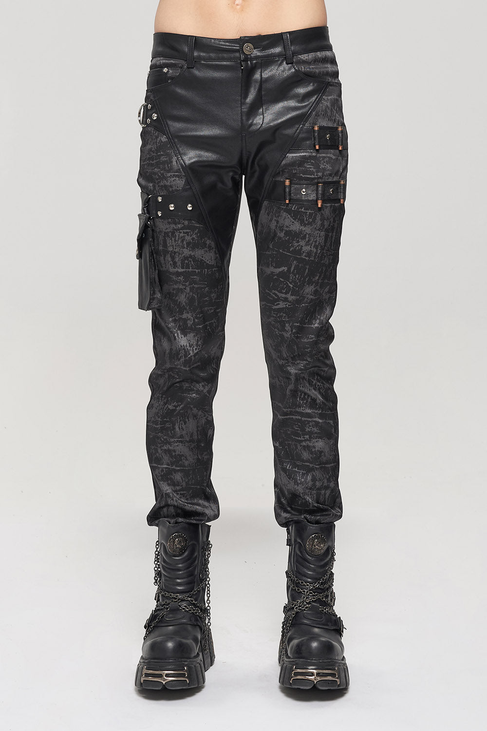 Bounty Hunter Distressed Pants - mens pants - VampireFreaks - Devil Fashion