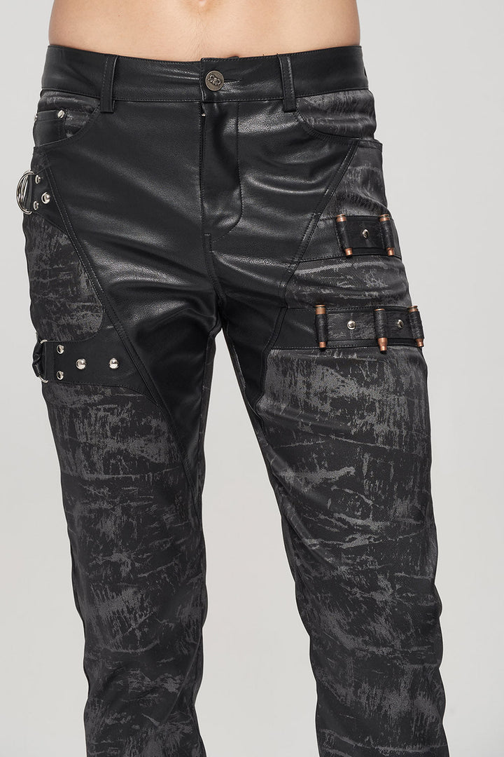 Bounty Hunter Distressed Pants - mens pants - VampireFreaks - Devil Fashion