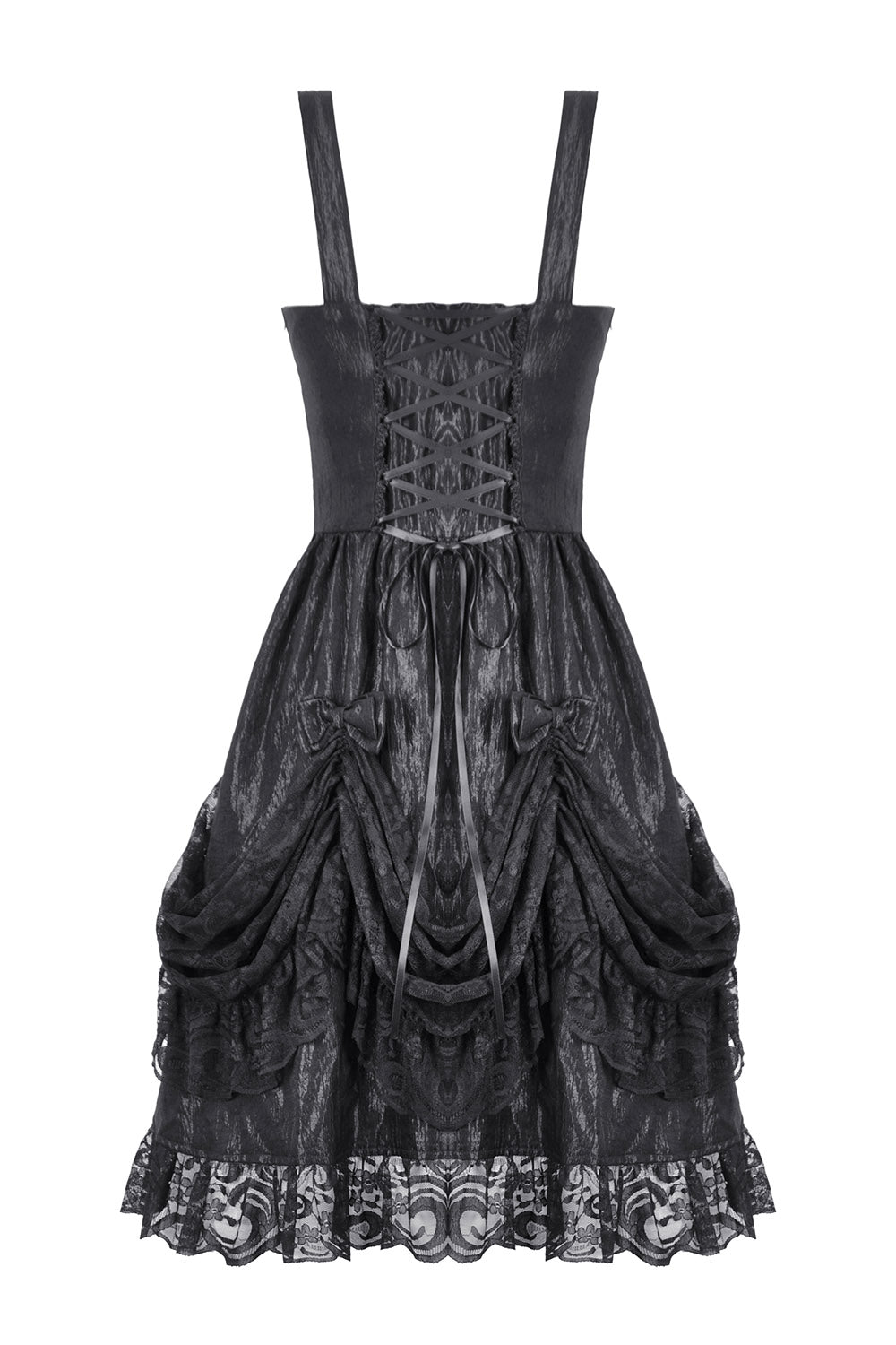 dark in love gothic bustle dress