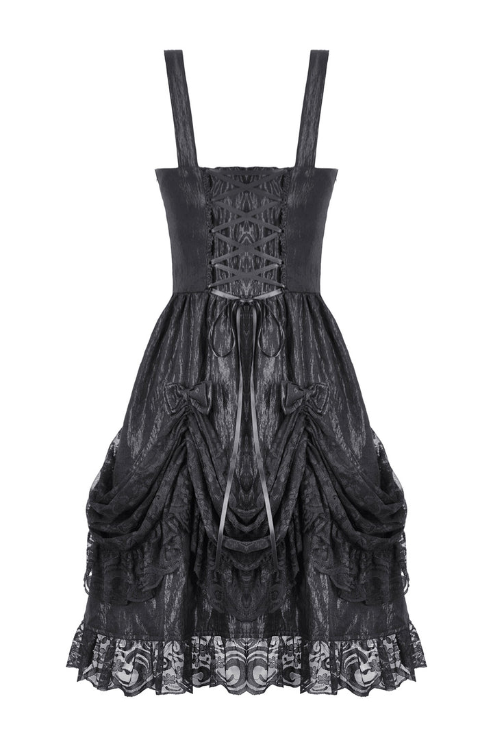 dark in love gothic bustle dress