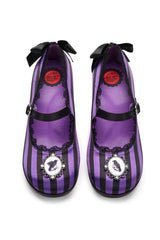 striped steampunk high heels