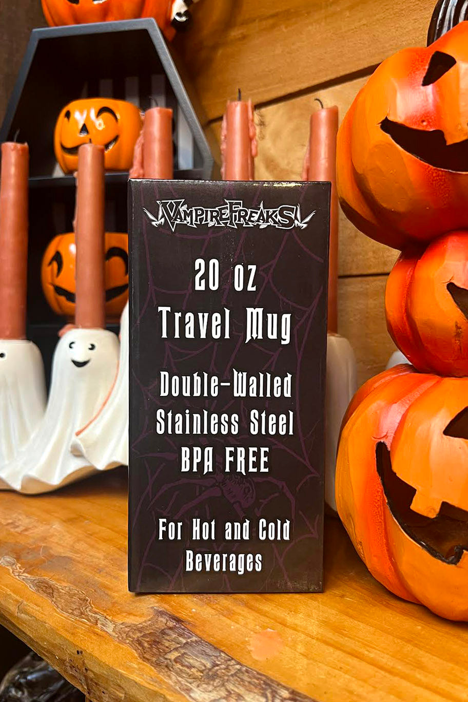 halloween witch travel mug