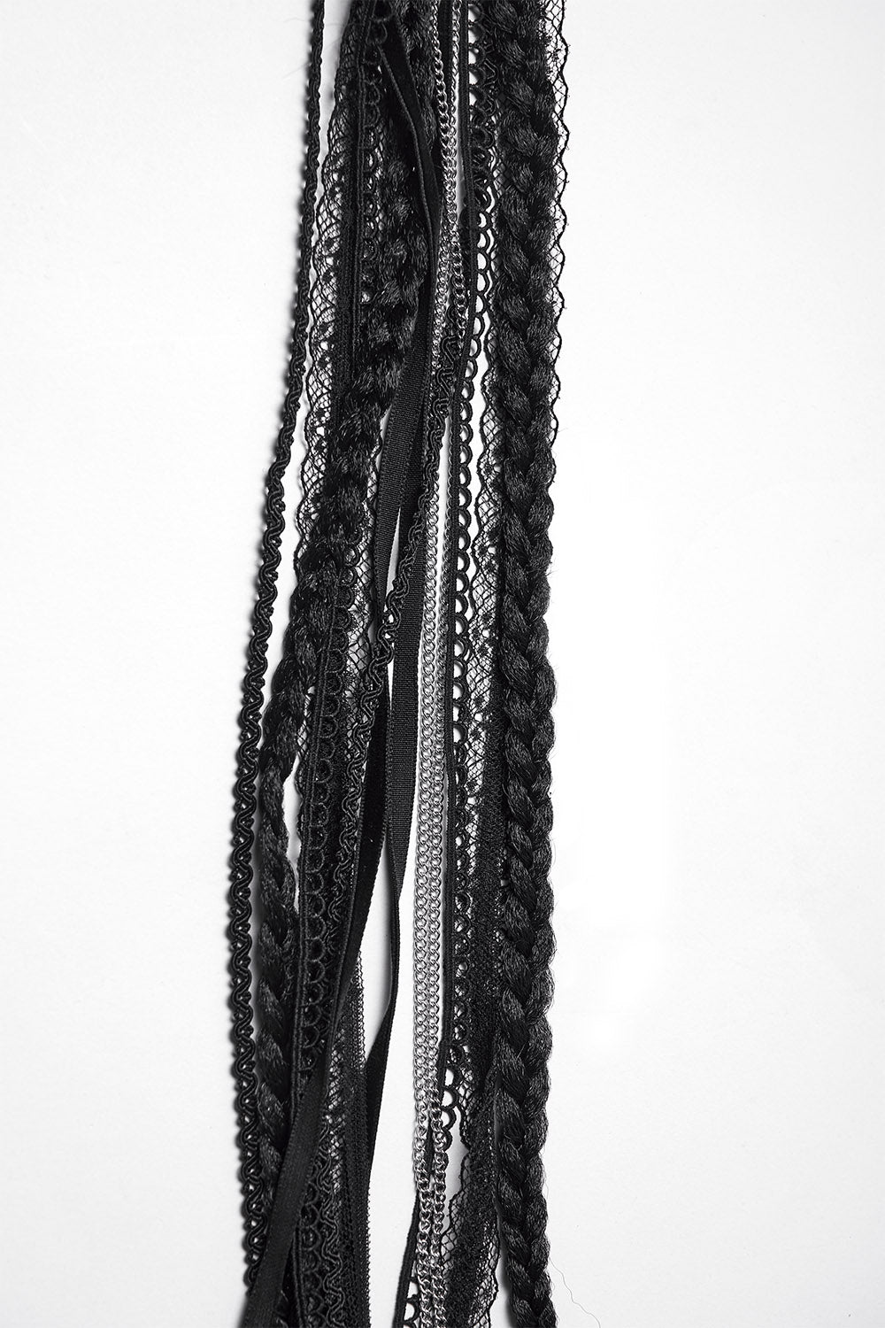 braided hair accessory extension 