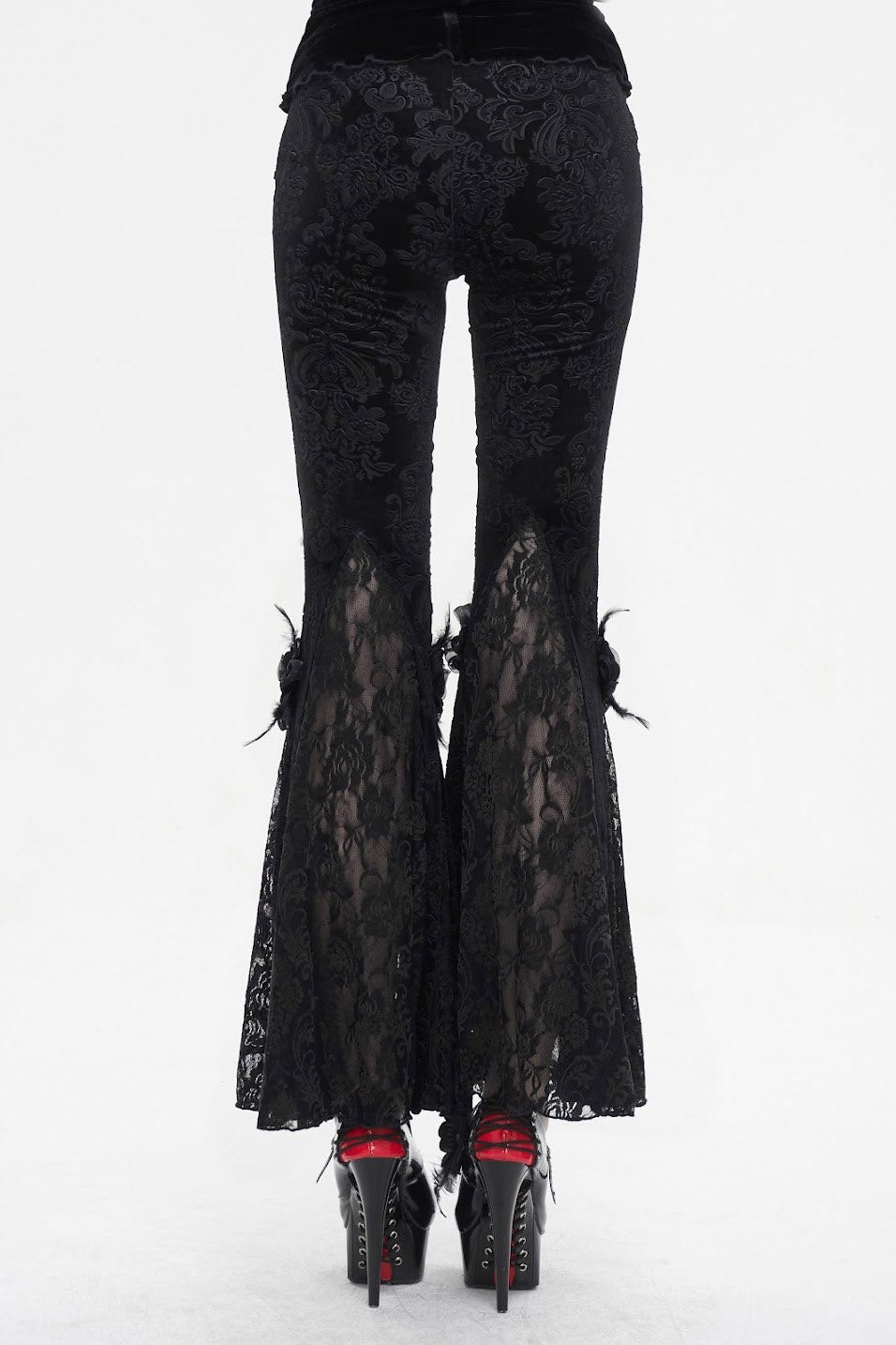 gothic cropped trousers