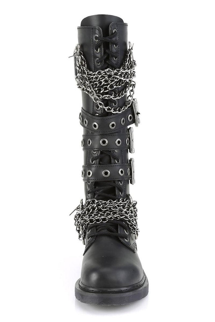 Brass Knuckle Combat Boots [Bolt - 450 Boots] - mens shoes - VampireFreaks - Demonia