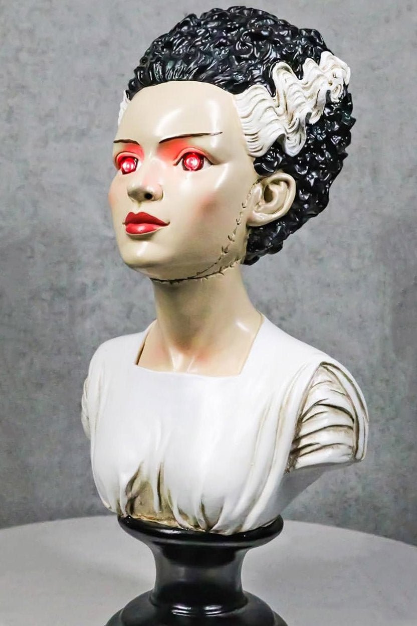 Bride of factory frankenstein bust set