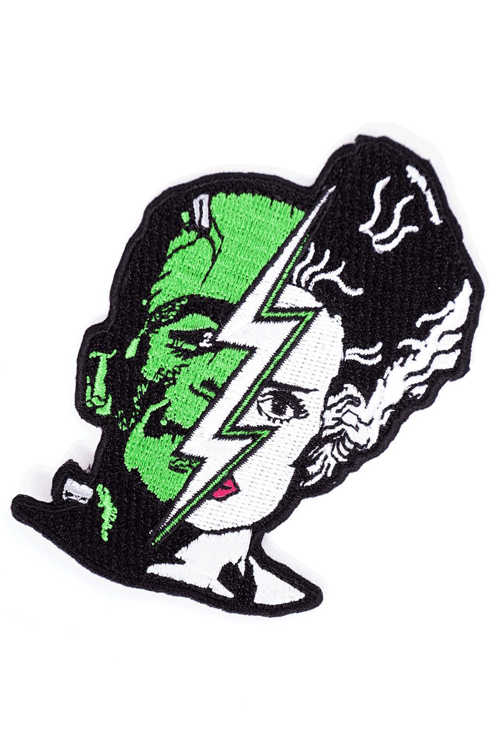 Bride of Frankenstein & Frankenstein Half Face Patch - pins & patches - VampireFreaks - Rock Rebel