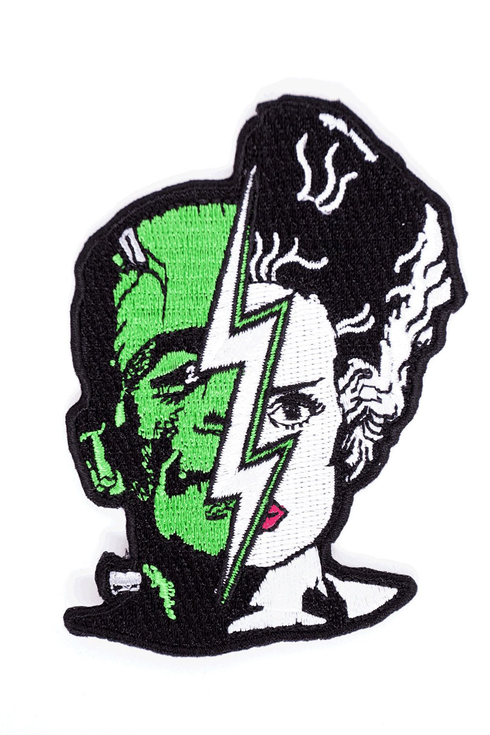 Bride of Frankenstein & Frankenstein Half Face Patch - pins & patches - VampireFreaks - Rock Rebel