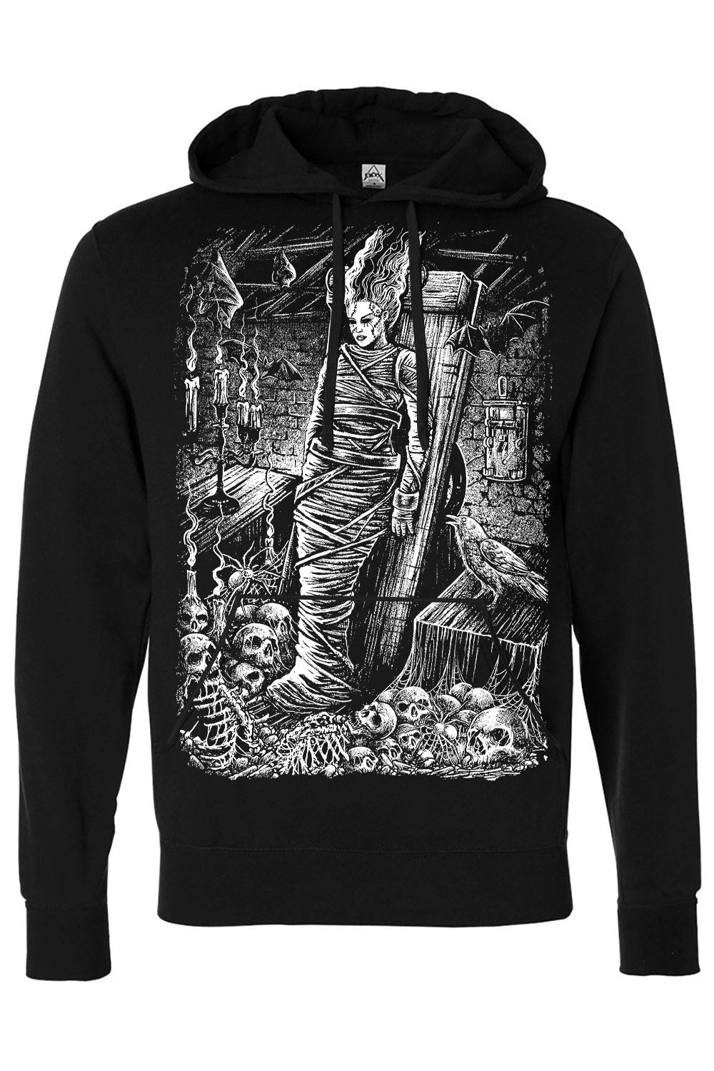 Bride Of Frankenstein Hoodie - mens outerwear - VampireFreaks - VampireFreaks