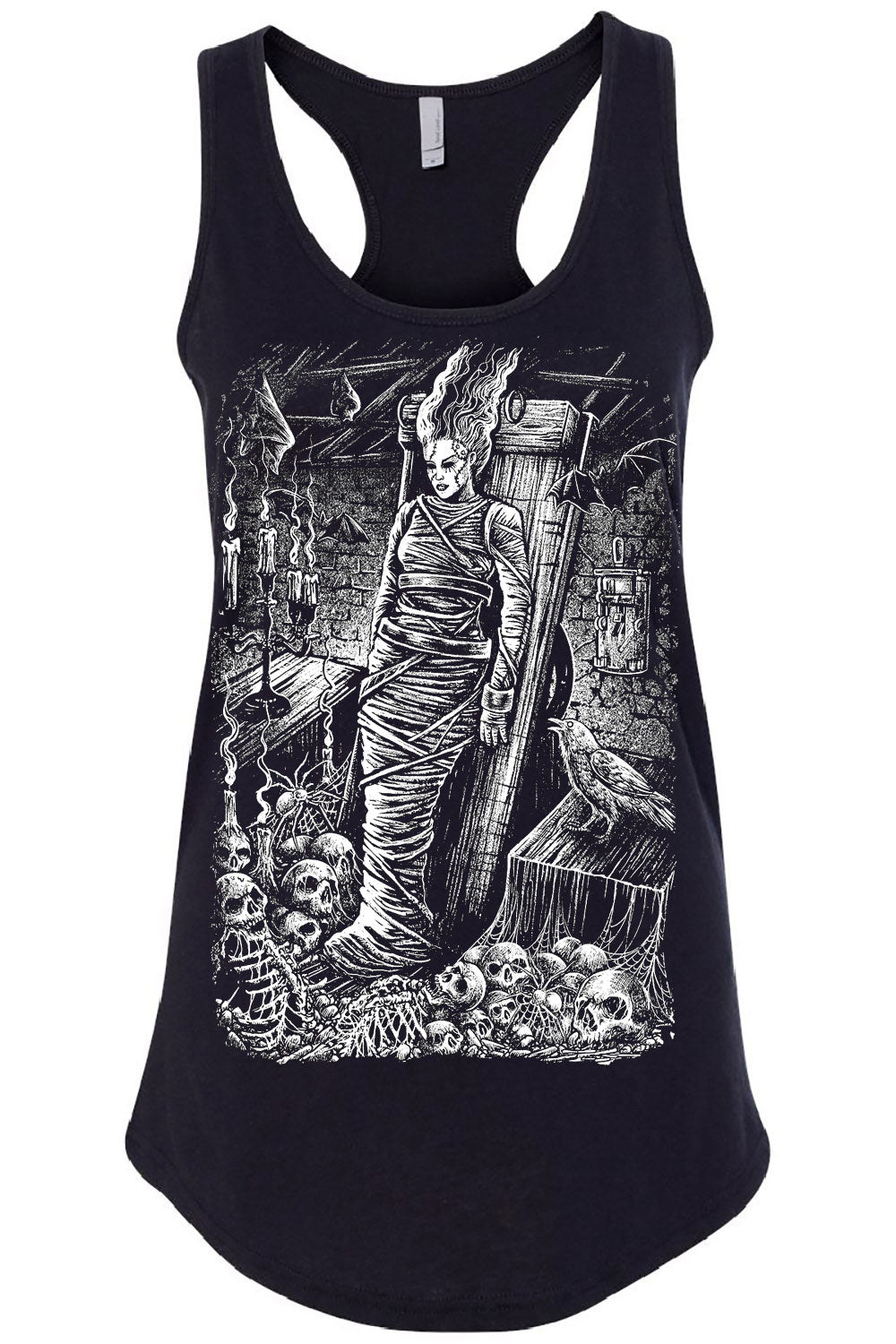 Tribal T-Shirts Bride Of Frankenstein Who Will Dare - Maglietta Donna 100% Cotone
