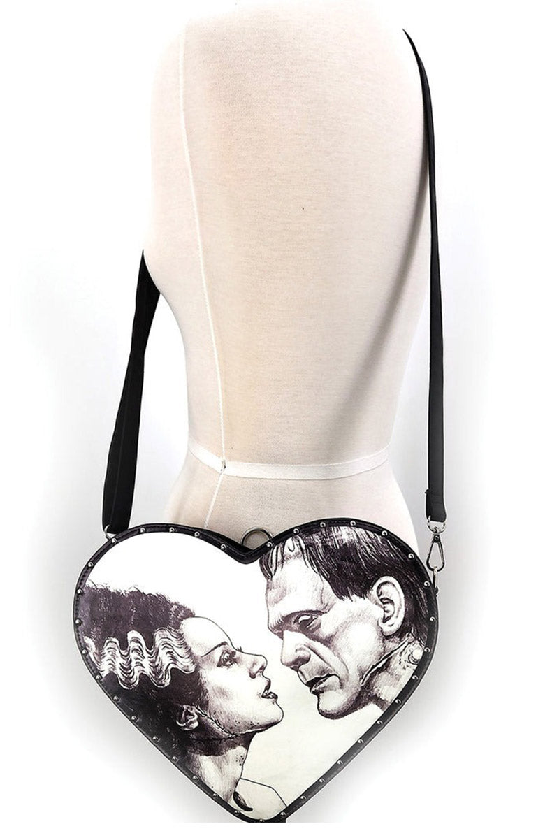 bride of frankenstein crossbody bag