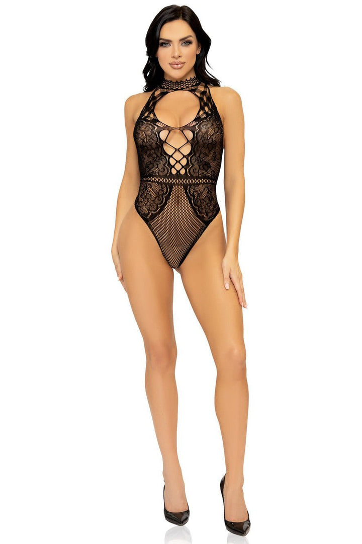 Bring the Heat Lace Bodysuit - Lingerie - VampireFreaks - Leg Avenue