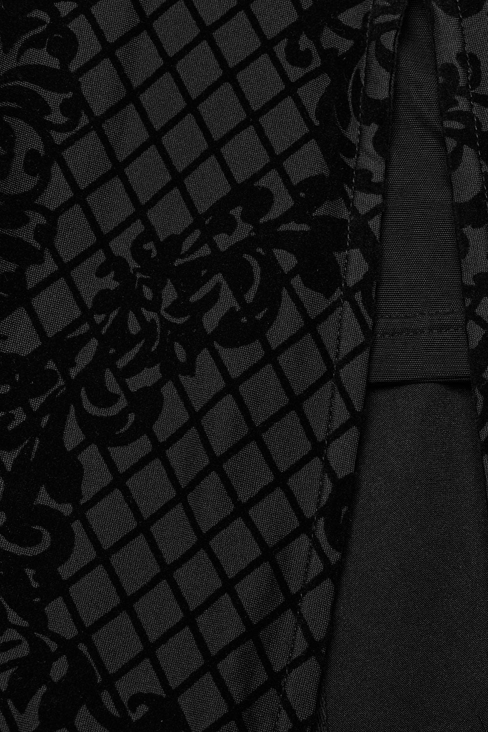 vintage fabric patterned dress