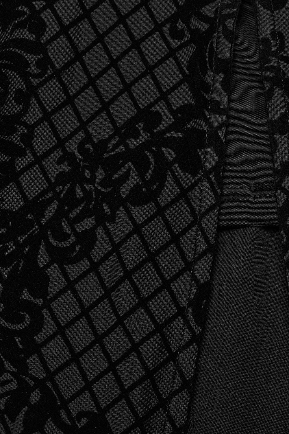 vintage fabric patterned dress