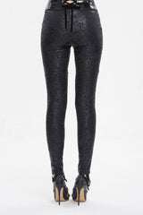 beaded leggings
