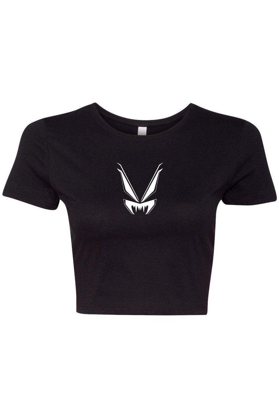 Broken Batwings Crop Top - womens graphic tees - VampireFreaks - VampireFreaks