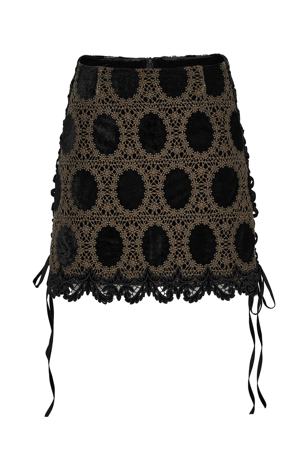 corset mini goth skirt