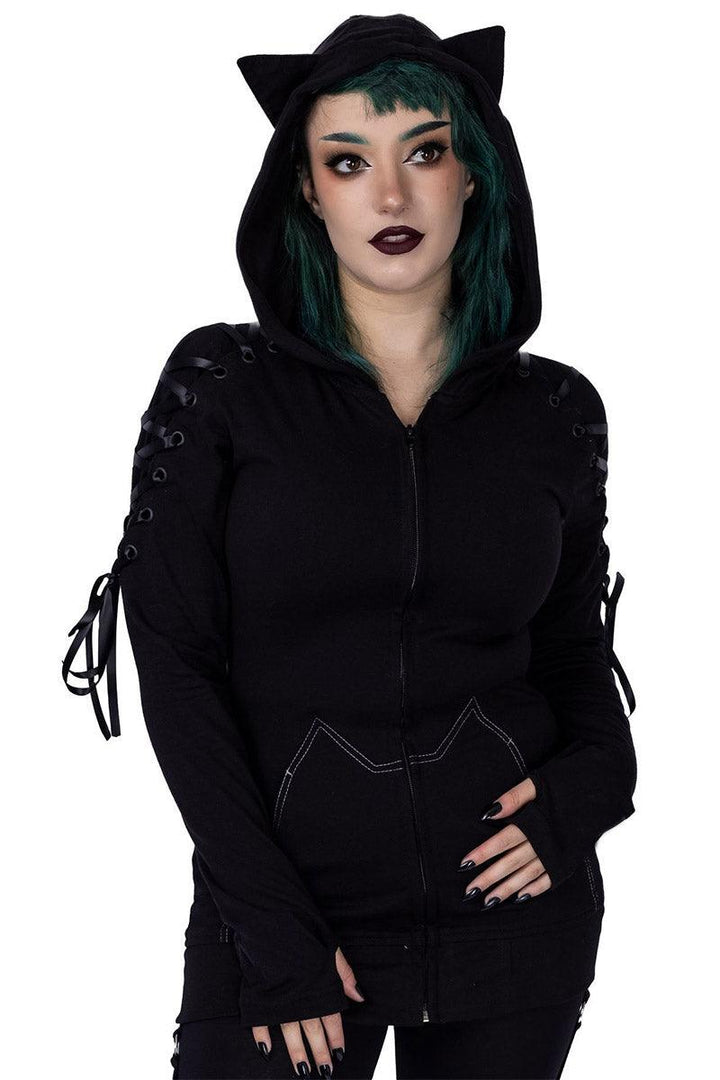 Bryony Hoodie - womens outerwear - VampireFreaks - Poizen Industries