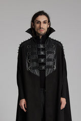 mens buckled cybergoth cloak