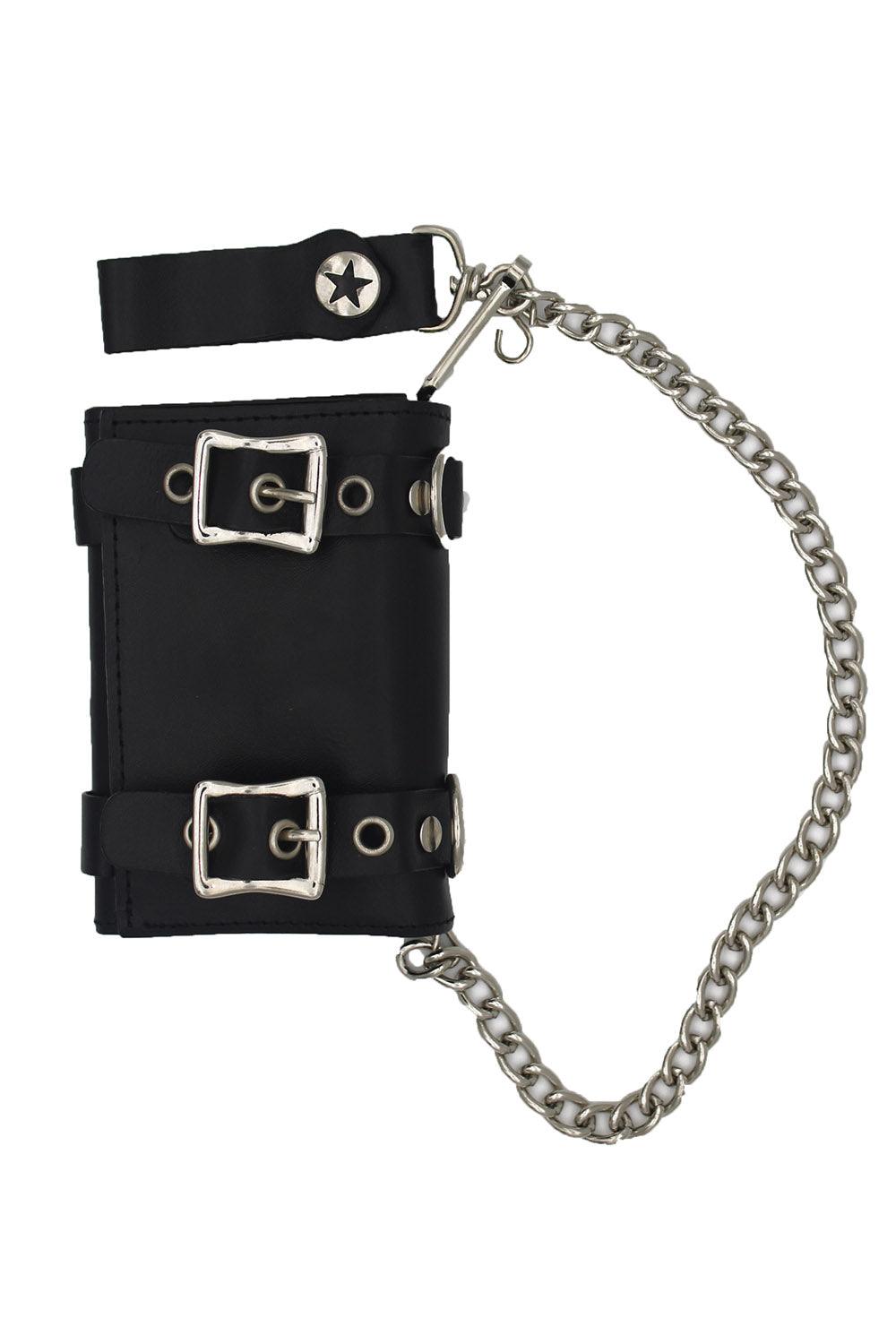 Buckle Trouble Chain Wallet - bags & wallets - VampireFreaks - Funk Plus