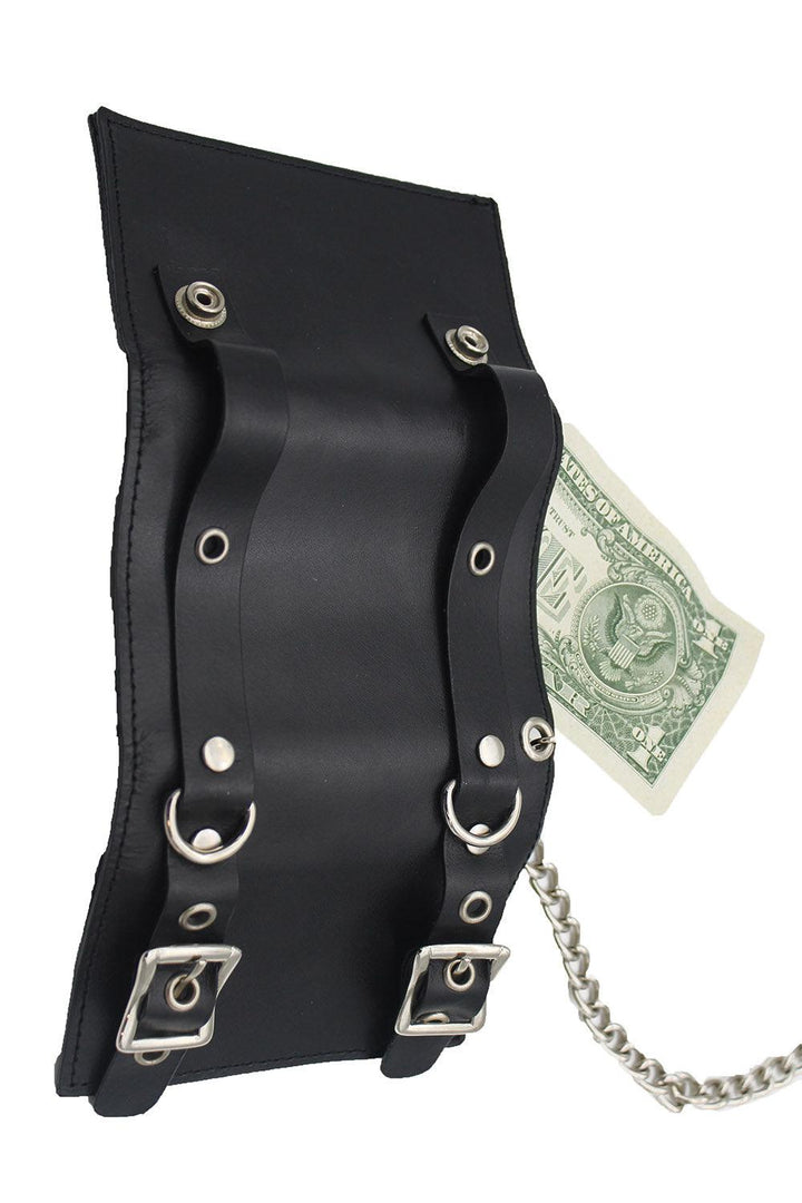 Buckle Trouble Chain Wallet - bags & wallets - VampireFreaks - Funk Plus