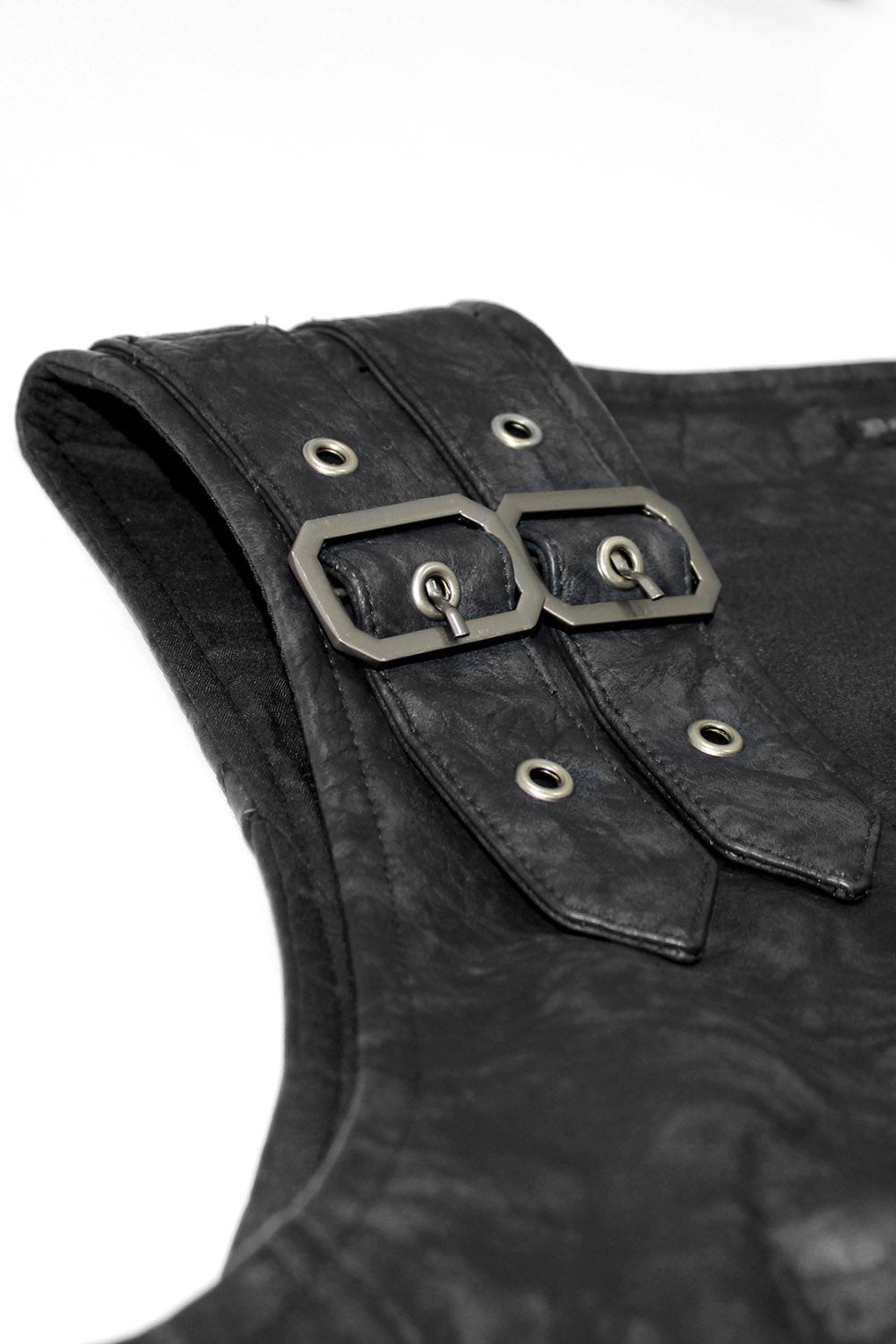 lace up buckles vest