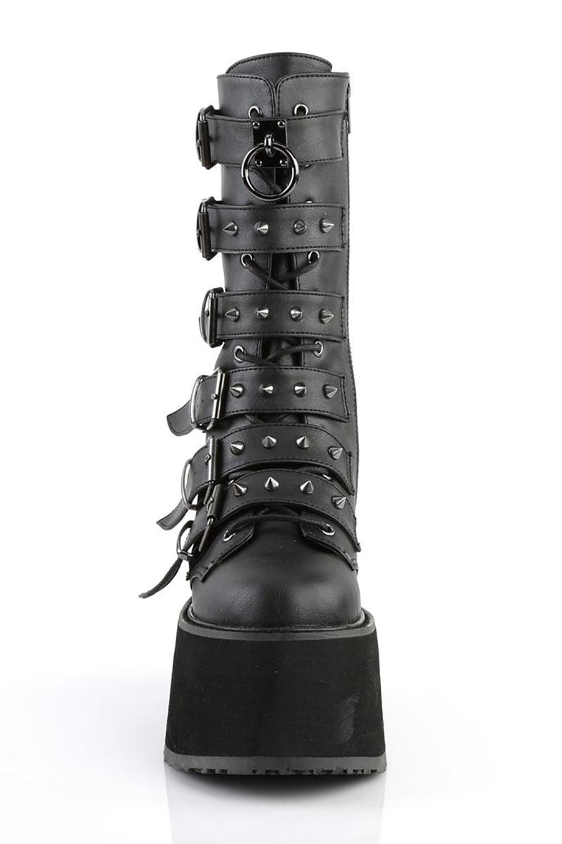 Buckled Bondage Boots [DAMNED - 225] - womens shoes - VampireFreaks - Demonia