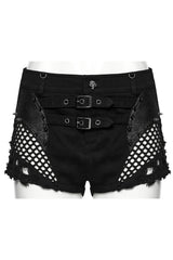 womens studded spiked mini short shorts 