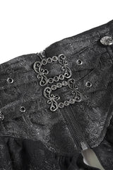Womens corset details with buckles