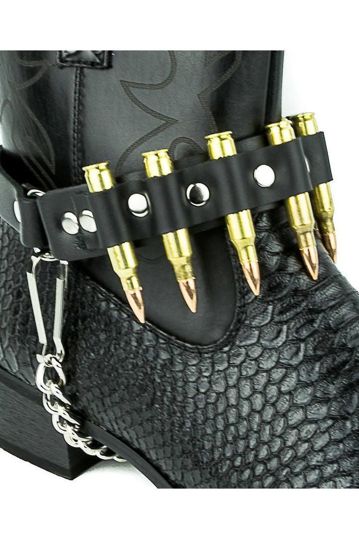 Bullet Boot Strap [COPPER BULLETS] - mens shoes - VampireFreaks - Funk Plus