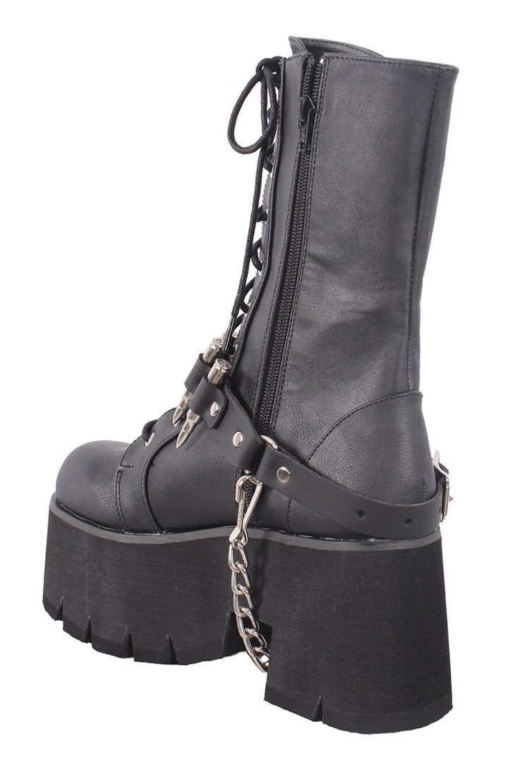 Bullet Boot Strap [SILVER BULLETS] - mens shoes - VampireFreaks - Funk Plus