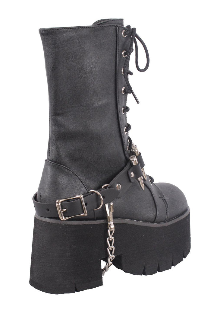 Bullet Boot Strap [SILVER BULLETS] - mens shoes - VampireFreaks - Funk Plus