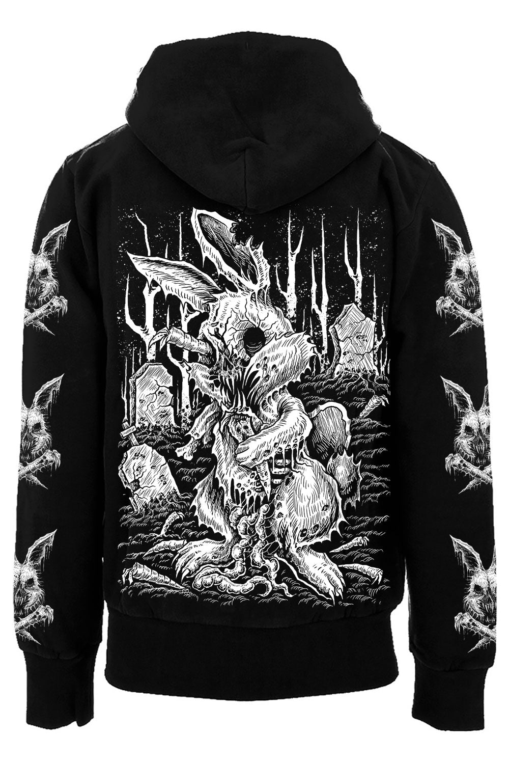 Zombunny Hoodie [Zipper or Pullover]