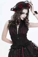 vampire goth top