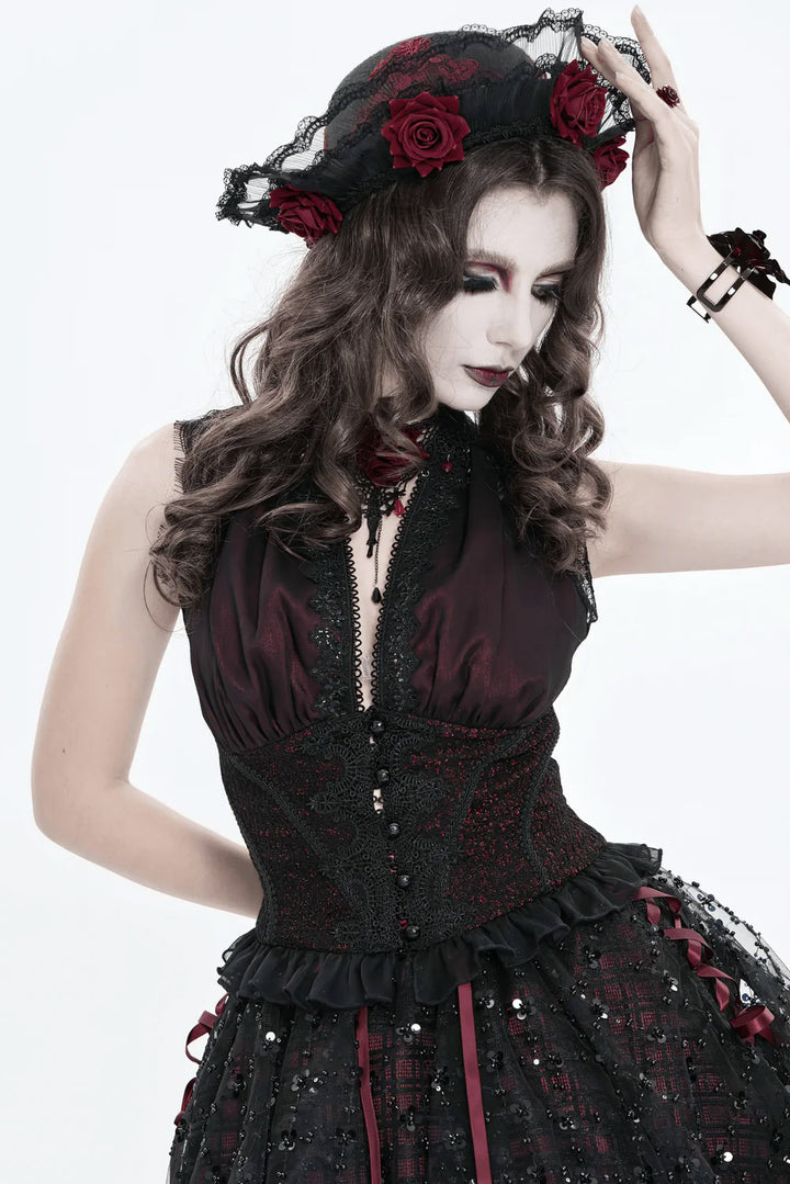 vampire goth top