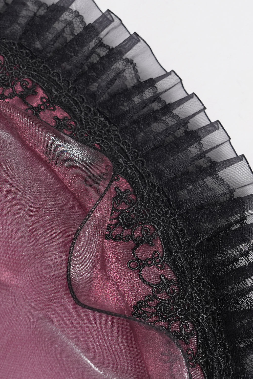 dark romantic red and black victorian goth hat with bow by devil fashion