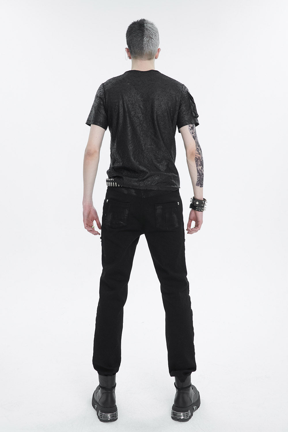 Burial Ground Chain Top - mens tops - VampireFreaks - Devil Fashion