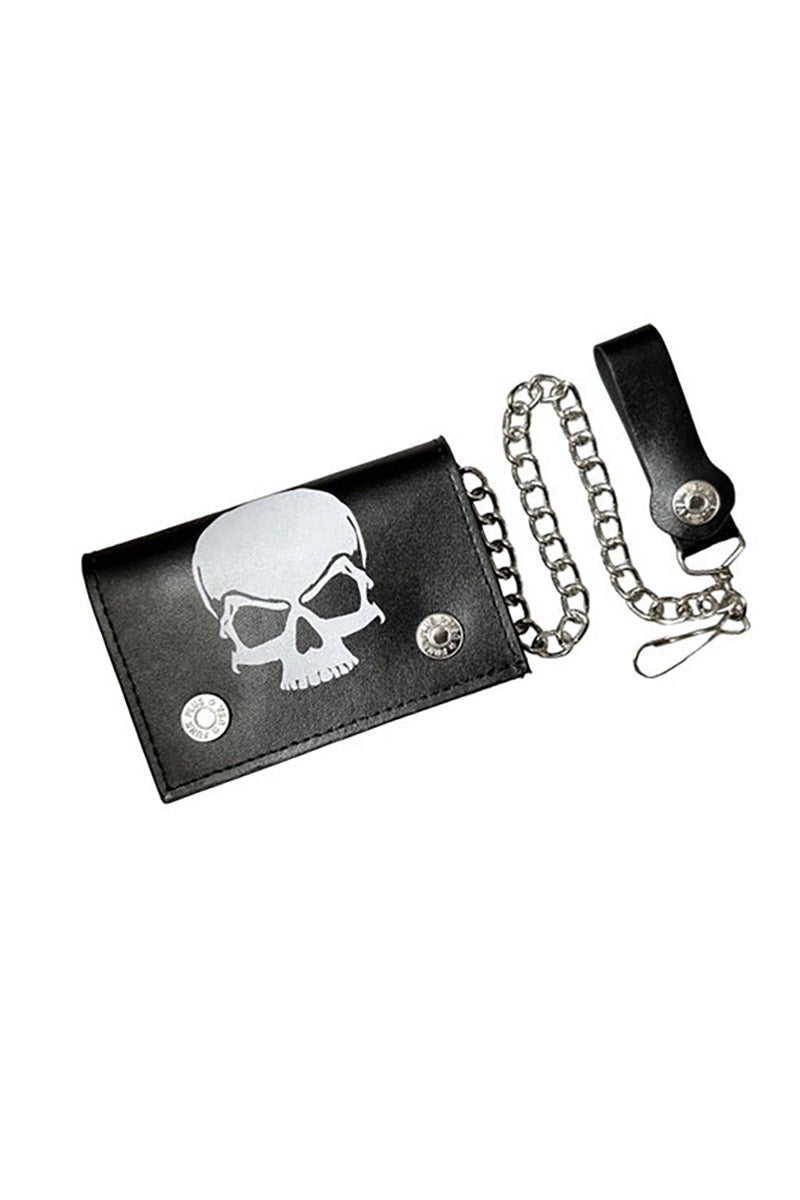 Buried Alive Skull Biker Wallet