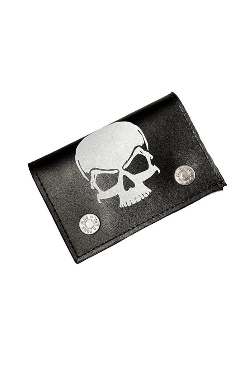 Buried Alive Skull Biker Wallet - bags & wallets - VampireFreaks - Funk Plus