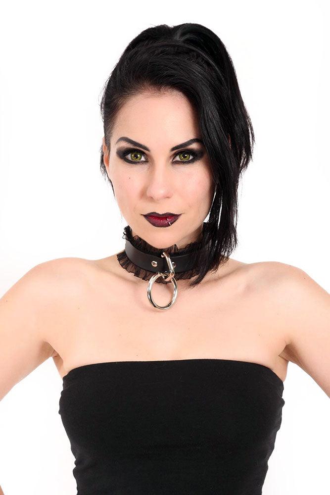 Burlesque Bondage Choker - chokers - VampireFreaks - Funk Plus