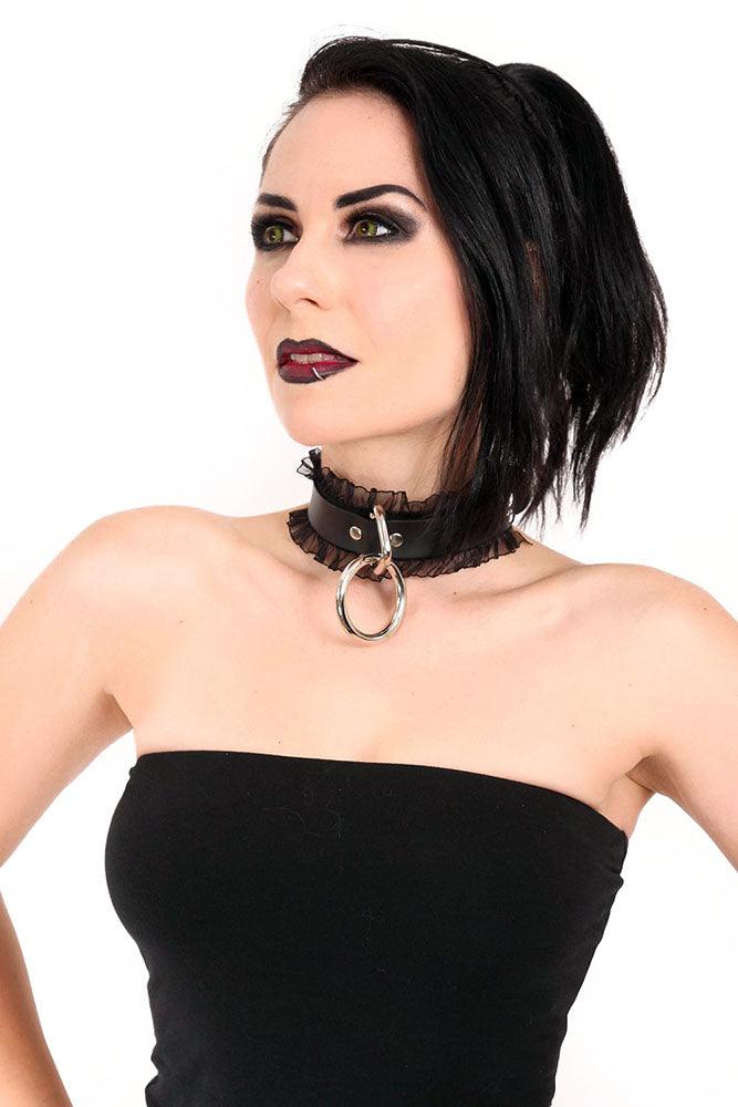 Burlesque Bondage Choker - chokers - VampireFreaks - Funk Plus