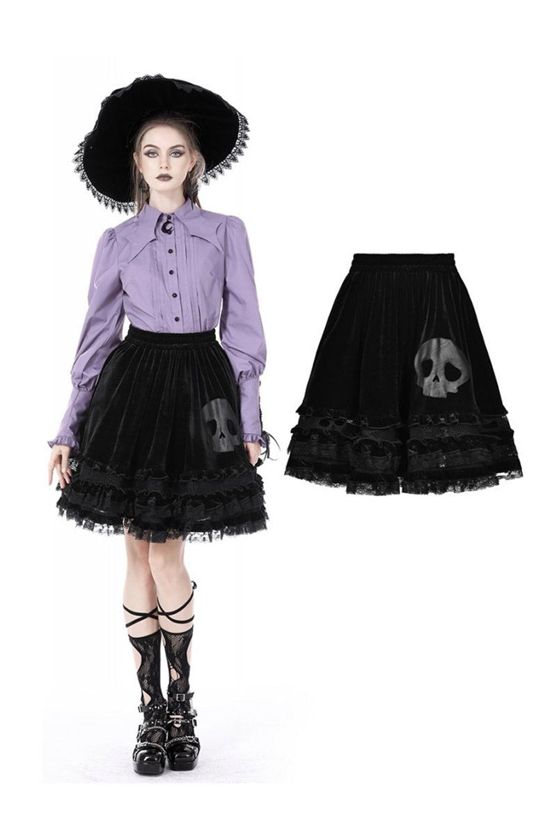 Burton Baby Ruffled Skirt - skirts - VampireFreaks - Dark In Love