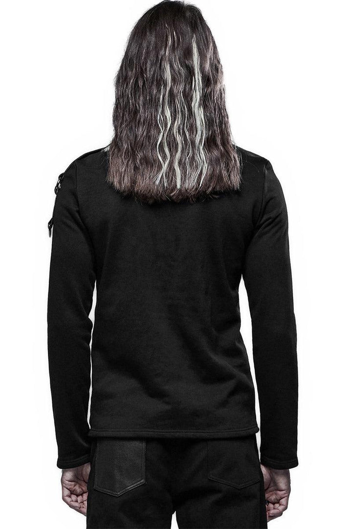 Bury Me in Black Long Sleeve Top - mens tops - VampireFreaks - Punk Rave