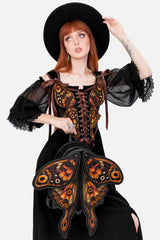  embroidered novelty 3d butterfly bag by restyle