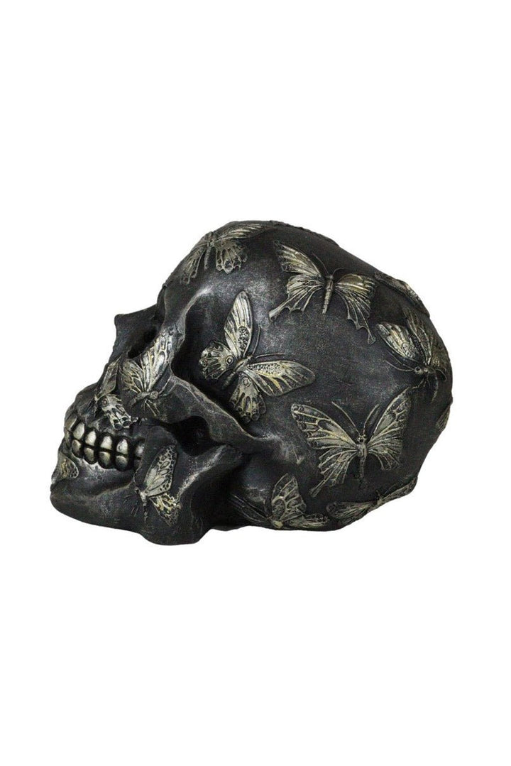 Butterfly Skull Statue - housewares - VampireFreaks - Pacific Giftware