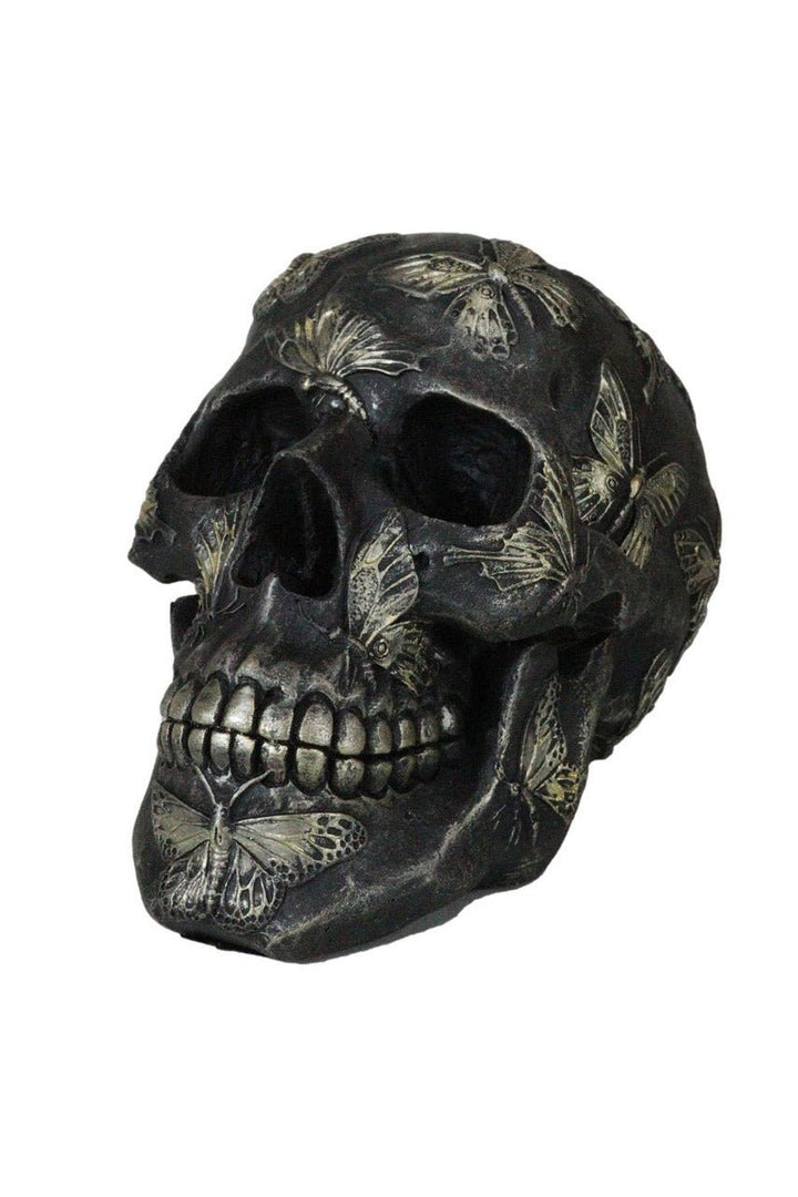 Butterfly Skull Statue - housewares - VampireFreaks - Pacific Giftware