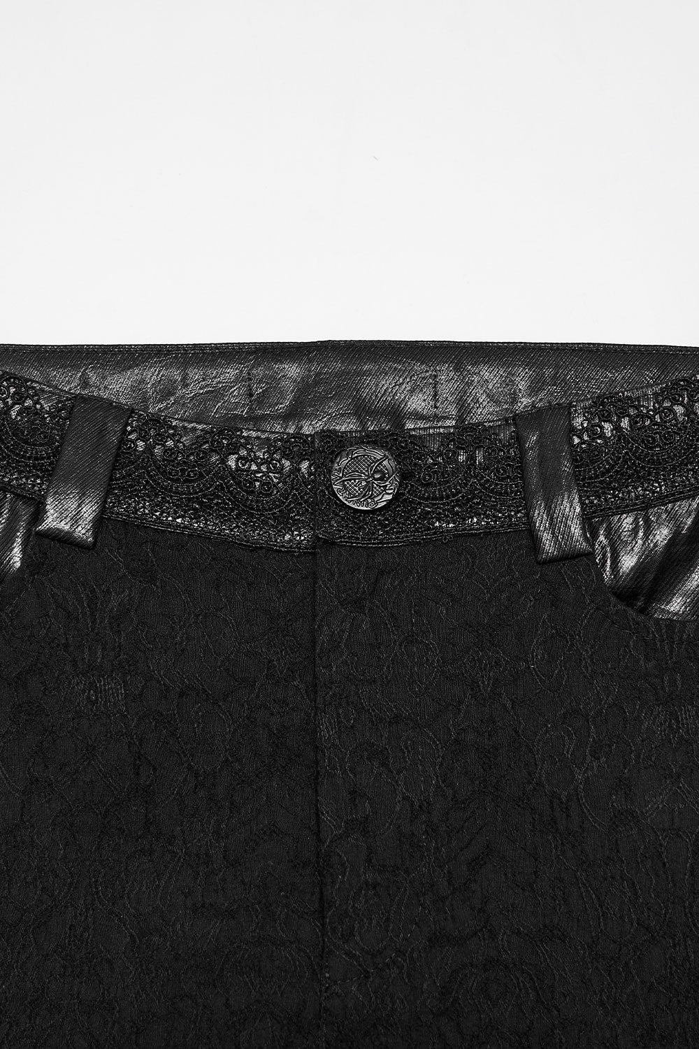 button deal of womens fitted black pants